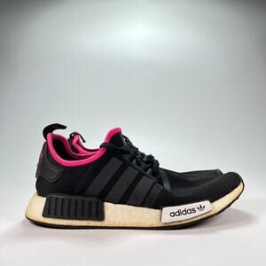 Adidas NMD R1 Black Pink Running Shoes Sneakers Lace Up DB3586 Men’s Size 9